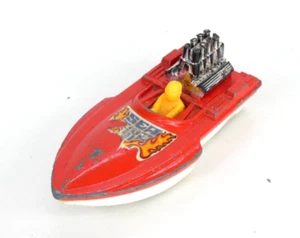 Matchbox Seafire No5 RARE RED Superfast Speed Boat Toy Vintage 1975 - Picture 1 of 11