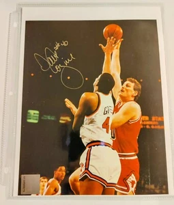 1995 Dave Corzine #40 Signed Autographed 8x10" Photo Chicago Bulls NBA - Picture 1 of 5