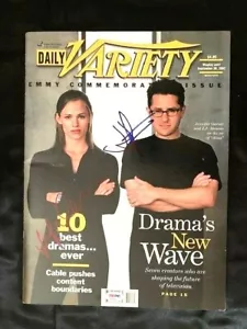 ALIAS JENNIFER GARNER & JJ ABRAMS HANDSIGNIERTES SORTENMAGAZIN PSADNA AE83492 - Bild 1 von 1