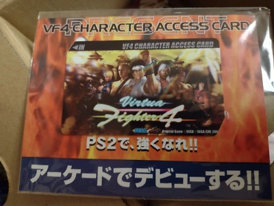 Virtua Fighter 4 Character Access Card (2001) Brand New Japan Sony PS2 Import - Image 1 of 3