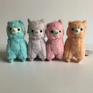 AMUSE Macaron 4 Alpakasso quadratische Anhänger x1 (12 cm) Arpakasso Alpaka Plüsch Japan - Bild 1 von 39