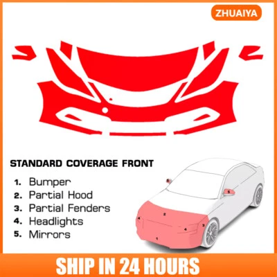 PreCut Paint Protection Film Clear Bra PPF Kit For Hyundai Azera 2015-2017 - Image 1 of 4