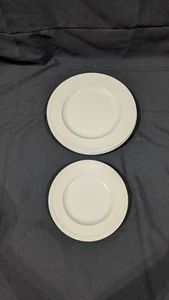 Wedgwood Windsor weiß Abendessen und Salat 8 Teller DPM1 & SPM1 England - Bild 1 von 9