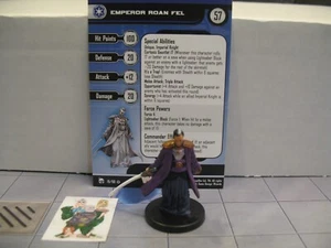 =Star Wars Miniatures LEGACY OF THE FORCE Emperor Roan Fel 19/60 with card = - Picture 1 of 1
