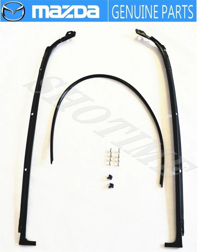 MAZDA подлинный 86-92 RX-7 FC3S переднее лобовое стекло молдинг зажим комплект - Изображение 1 из 1