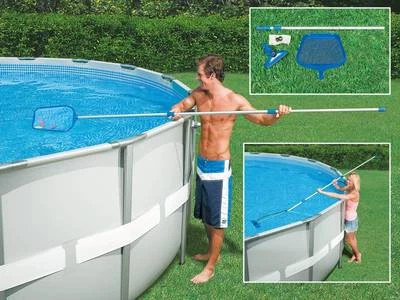 Intex Poolreinigungsset Venturi Pool Bodensauger Kescher Sauger Pool, 28002, (K) - Bild 1 von 3