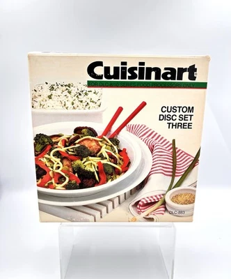 Cuisinart DLC-883 Food Processor Custom Disc Set Three For DLC-8/10 Series - Image 1 of 4