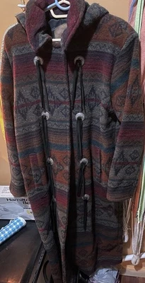 Vintage Women’s Woolrich Aztec Duster Sz Sm - Image 1 of 4