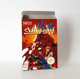 Blue Shadow UKV PAL Nintendo NES Vac&iacute;a Hecha a Mano Caja de Reemplazo Solo