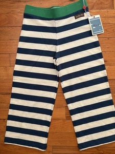 Matilda Jane size 6 Good Hart Anchors Away Straightees Pants Blue White Striped - Picture 1 of 1