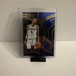 2023-24 Panini Select Victor Wembanyama #121 Premier Blue Prizm Rookie RC Spurs - Picture 1 of 4