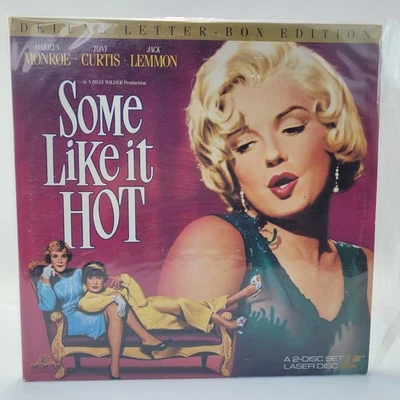 Some Like It Hot Laserdisc 2 Disc Deluxe Letter-Box Edition Marilyn Monroe - Image 1 of 3