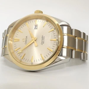Omega Seamaster Aqua Terra 18kt Yellow Gold & Stainless Steel Quartz 2317.30 - Picture 1 of 9