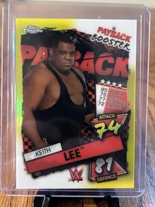 Keith Lee #157 2021 Topps Chrome WWE Slam Attax Yellow Gold Refractor #D /99 - Bild 1 von 2