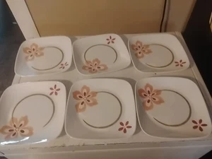 ,6 Corelle "Pretty Pink" Luncheon Plate - 9 Inch - Picture 1 of 1
