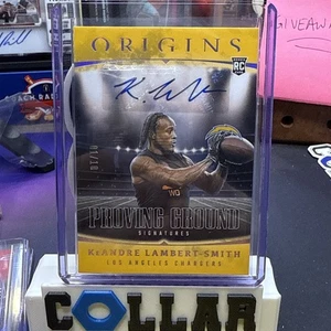 Keandre Lambert Smith 2025 Panini Origins Proving Ground GOLD RC Auto #01/10 - Bild 1 von 6