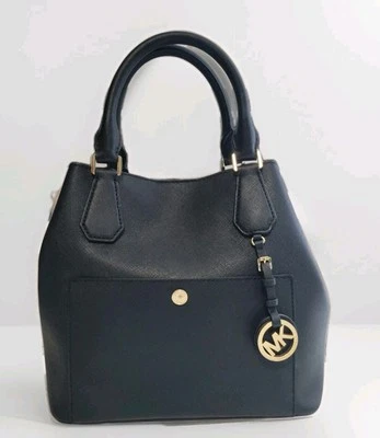 Michael Kors  Black Saffiano Leather Greenwich Handbag Satchel/ Purse /Tote - Image 1 of 4