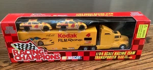 Racing Champions 1996 Edition NASCAR #4 Sterling Marlin - Kodak 1:64 Transporter - Picture 1 of 11