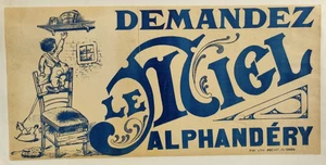 Affiche originale Demandez Le Miel Alphandéry - Litho Prévot - Avignon /RS103 - Picture 1 of 3