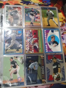 Jeff Bagwell 9 Card Baseba;; Lot - Insert and Star cards - Picture 1 of 5