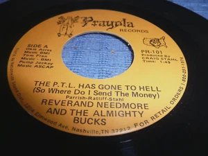 raro disco 45 Reverand Needmore and The Almighty Bucks su Prayaola 101 quasi nuovo - Foto 1 di 3