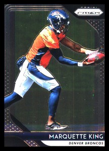 2018 Panini Prizm Marquette King NFL Base Card PWE Set Break Broncos #144