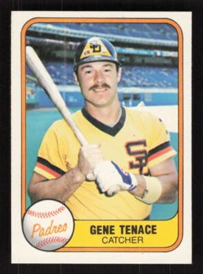 1981 Fleer #489 Gene Tenace San Diego Padres - Image 1 of 2