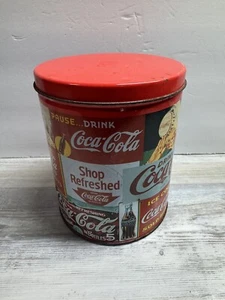 Vintage 1993 Coca Cola Brand Tin w/ 700 Piece Jigsaw Puzzle ~ Complete ~ NICE ! - Picture 1 of 11