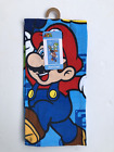 Dziecięcy ręcznik plażowy Super Mario, mieszanka bawełny, 27x54,