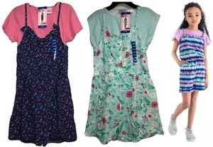 Blush by Us Angels Girls 2-Piece Romper T-Shirt Set - 1468871 - Picture 1 of 24
