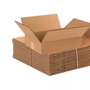 25 cajas corrugadas de 12x10x4 envío embalaje cajas de cartón móviles - Imagen 1 de 1