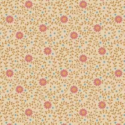 TILDA SANCTUARY IN  DAISYDREAM -  TAN fat 1/4, New - image 1 of 3