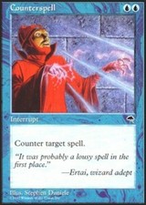 1x Counterspell LP, English MTG Tempest