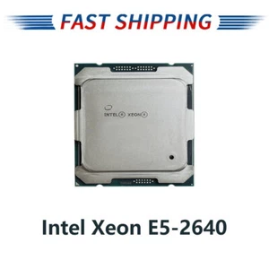 Intel Xeon E5-2640 2.50GHz 7.20GT/S 6-Cores 12 Threads 95W LGA 2011 Processor - Picture 1 of 9