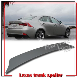 Paint Color Fit For Lexus IS250 IS300h 4D V Type Trunk Boot Spoiler 14-20 IS350 - Picture 1 of 1