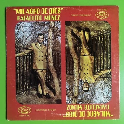 Rafaelito Muñoz - ‘Milagro De Dios’ 12” Vinyl LP Latin Bolero Puerto Rican x Foto 1 de 4