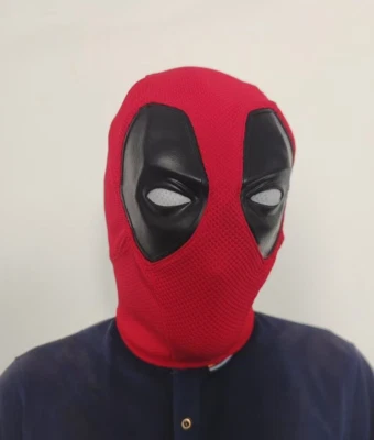 Deadpool Fabric Mask Adults Halloween Cosplay Fancy Dress Theme Party Headwear - Image 1 of 4