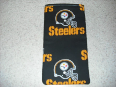 Eyeglass / Sunglass Soft Fabric Case - Pittsburgh Steelers - NFL - Handmade Cover