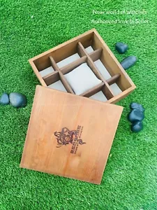 Invicta Collectables Sea Base Wooden Removable Lid One Watch Display Pillow - Picture 1 of 14