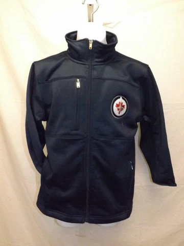 New-Minor-Flaw Winnipeg Jets Youth Sizes S-M-XL Reebok Full Zip Jacket Cover
