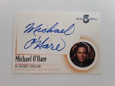 Babylon 5 Michael O'Hare como Jeffrey Sinclair automático #A1 Foto 1 de 2