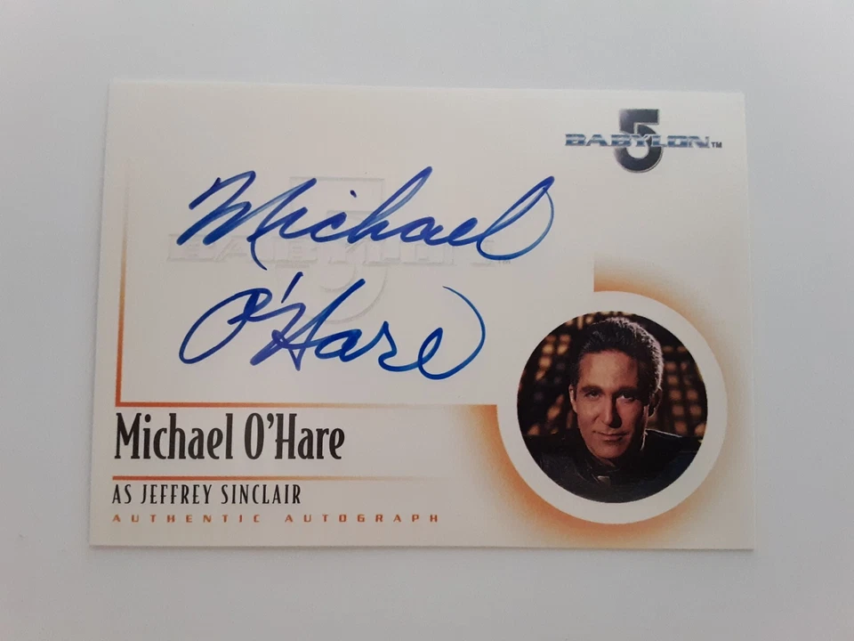 Babylon 5 Michael O'Hare As Jeffrey Sinclair Auto  #A1 - Image 1 of 2