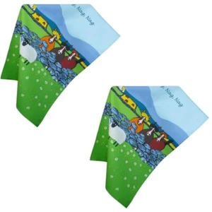 x2 Nag Nag Nag Geschirrtuch 100% Baumwolle Pferde Schafe Bauernhoftiere Geschirrtuch Geschenk - Bild 1 von 3