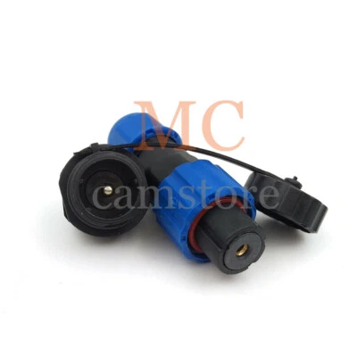 SD13 1Pin Industrial Cable Connector Plug Socket,Circular Waterproof Connector - Image 1 of 4