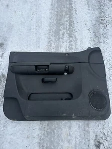 07-09 SILVERADO SIERRA 1500 2500 3500 LF DRIVER INTERIOR DOOR TRIM PANEL BLACK - Picture 1 of 11