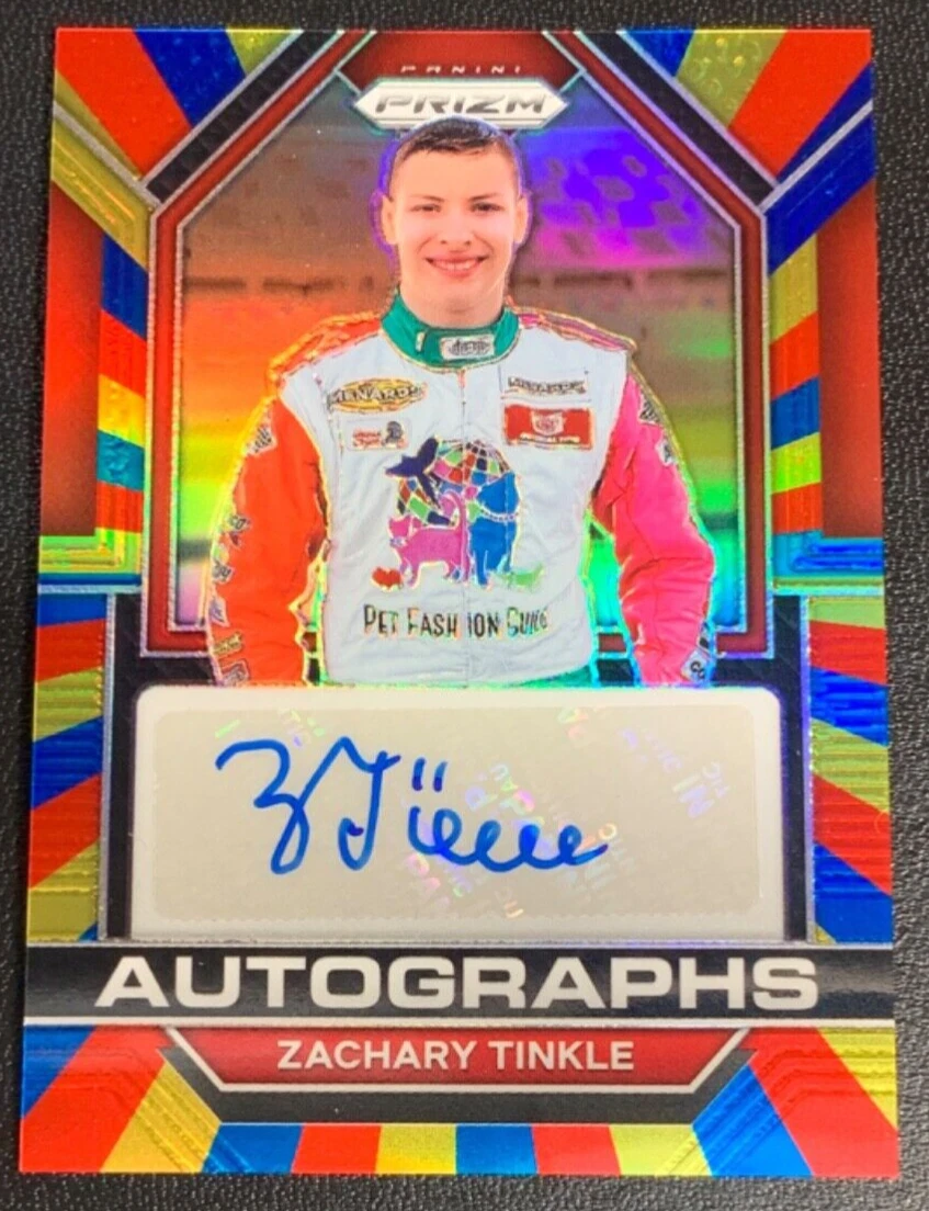 2023 PRIZM RACING ZACHARY TINKLE RAINBOW SCRIPTS AUTO /24
