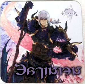 Final Fantasy XIV Art Coaster Estinien Varlineau Eorzea Cafe Square Enix - Picture 1 of 1