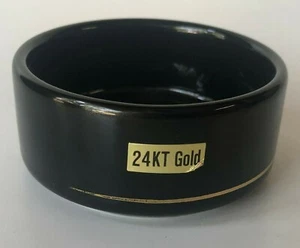 The Art of Chokin 24K Gold Edged Mug Cup Etched L'Art Du Japan - Picture 1 of 6