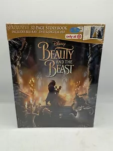 NEW SEALED BEAUTY AND THE BEAST TARGET EXCLUSIVE BLU-RAY + DVD W/ STORYBOOK - Picture 1 of 3