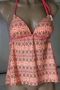 NWT Hula Honey Swimsuit Bikini Tankini Top Sz S Push Up - Picture 1 of 2